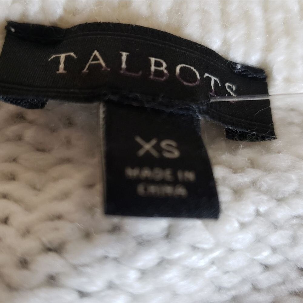TALBOTS‎ faire Isle sweater new xs super soft multi colored - Picture 4 of 5